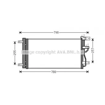 Condenseur, climatisation AVA QUALITY COOLING OL5612D