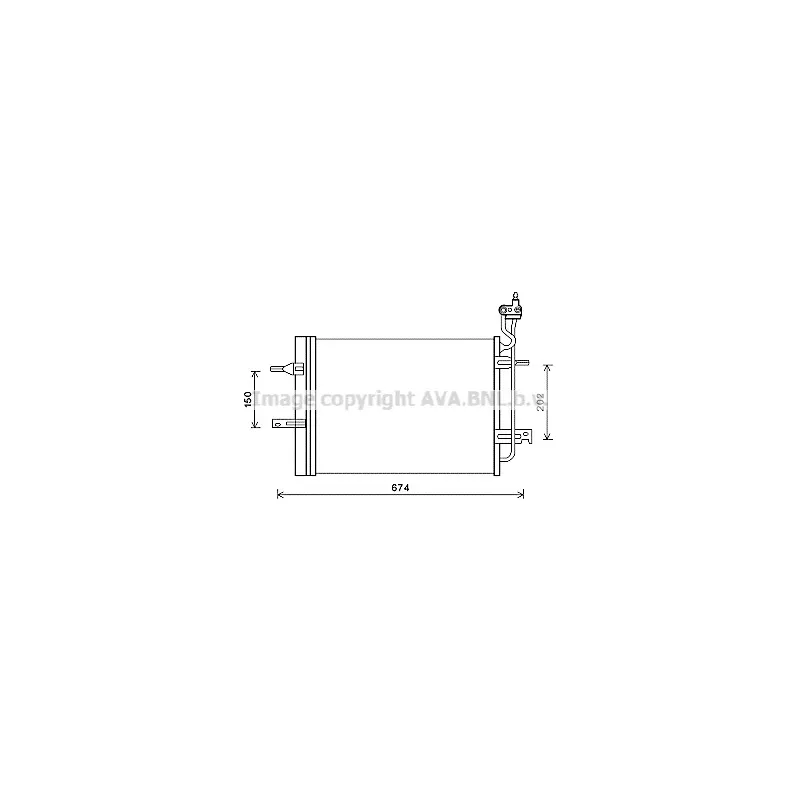 Condenseur, climatisation AVA QUALITY COOLING OL5620D