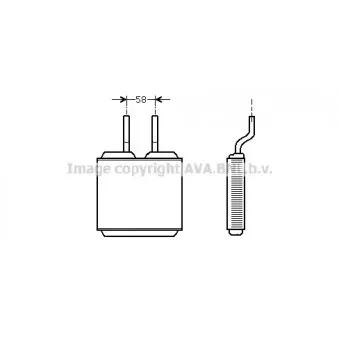 Système de chauffage AVA QUALITY COOLING OL6197