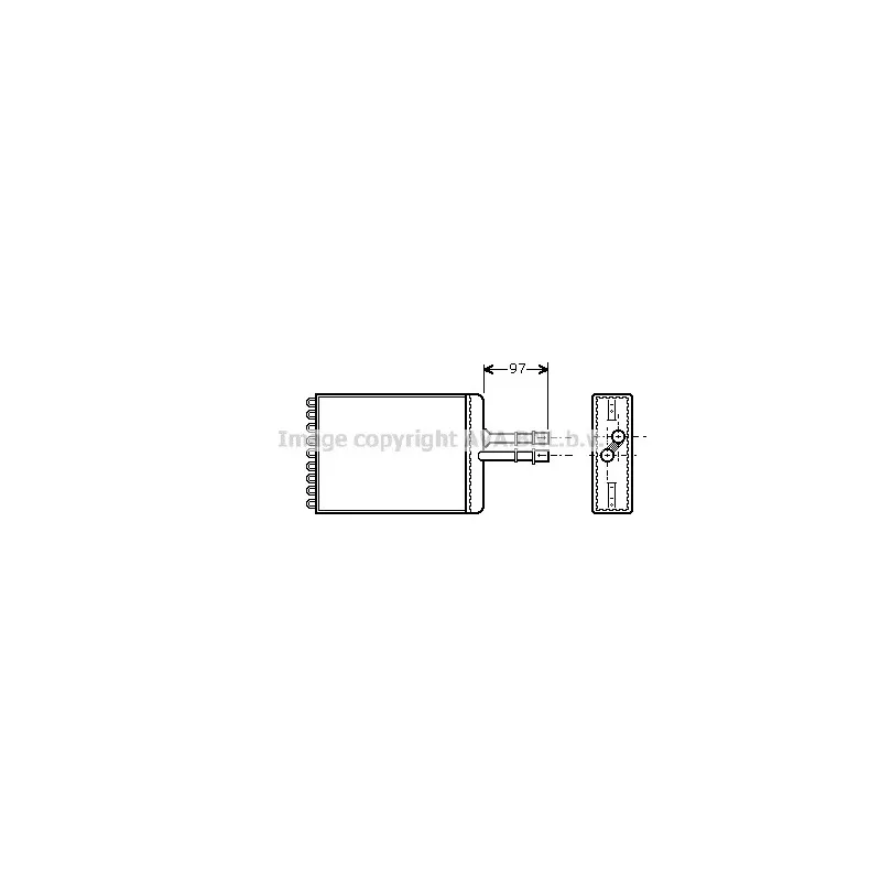 Système de chauffage AVA QUALITY COOLING OL6216