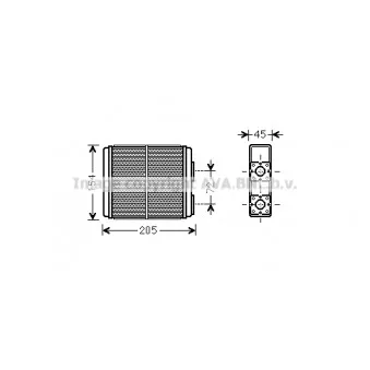 Système de chauffage AVA QUALITY COOLING OL6403