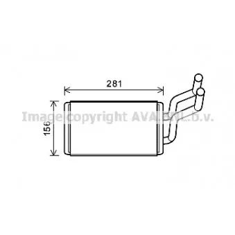 Système de chauffage AVA QUALITY COOLING OL6569
