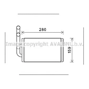 Système de chauffage AVA QUALITY COOLING OL6570