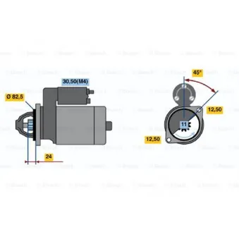 Démarreur BOSCH 0 001 315 002