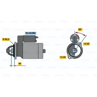 Démarreur BOSCH 0 001 316 013