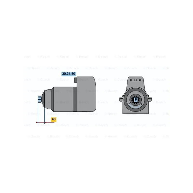 Démarreur BOSCH 0 001 416 040