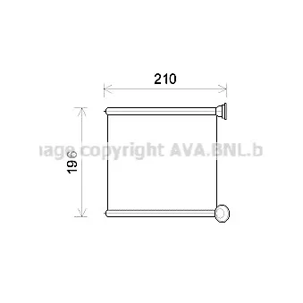 Moteur électrique, pulseur d'air habitacle AVA QUALITY COOLING OL8651