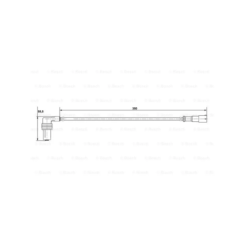Capteur, vitesse de roue BOSCH 0 265 001 134