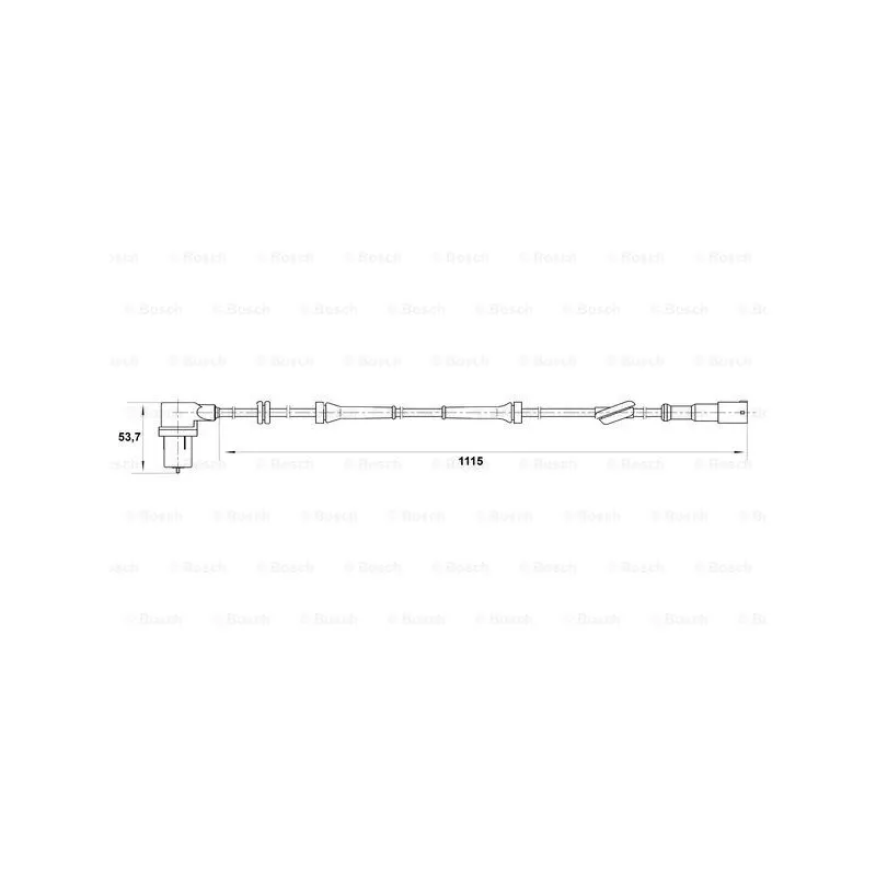 Capteur, vitesse de roue BOSCH 0 265 006 163