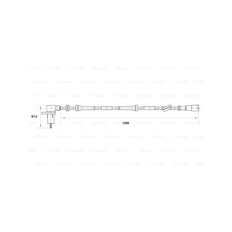 Capteur, vitesse de roue BOSCH 0 265 006 300