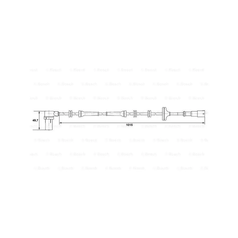 Capteur, vitesse de roue BOSCH 0 265 006 306