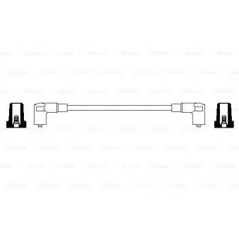 Câble d'allumage BOSCH 0 356 912 993