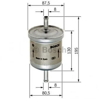 Filtre à carburant BOSCH 0 450 905 195