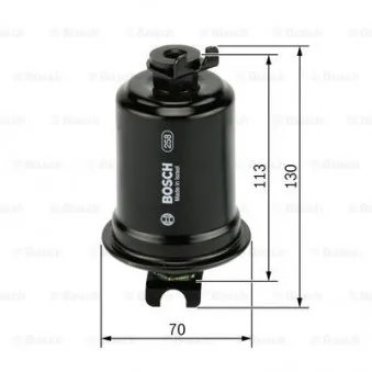 Filtre à carburant BOSCH 0 986 450 615