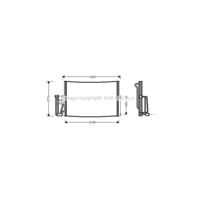 Condenseur, climatisation AVA QUALITY COOLING OLA5241