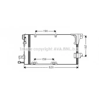 Condenseur, climatisation AVA QUALITY COOLING OLA5251
