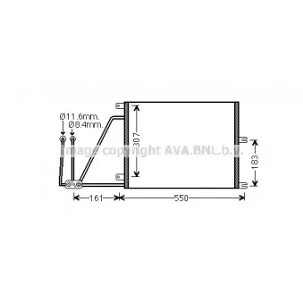 Condenseur, climatisation AVA QUALITY COOLING OLA5265