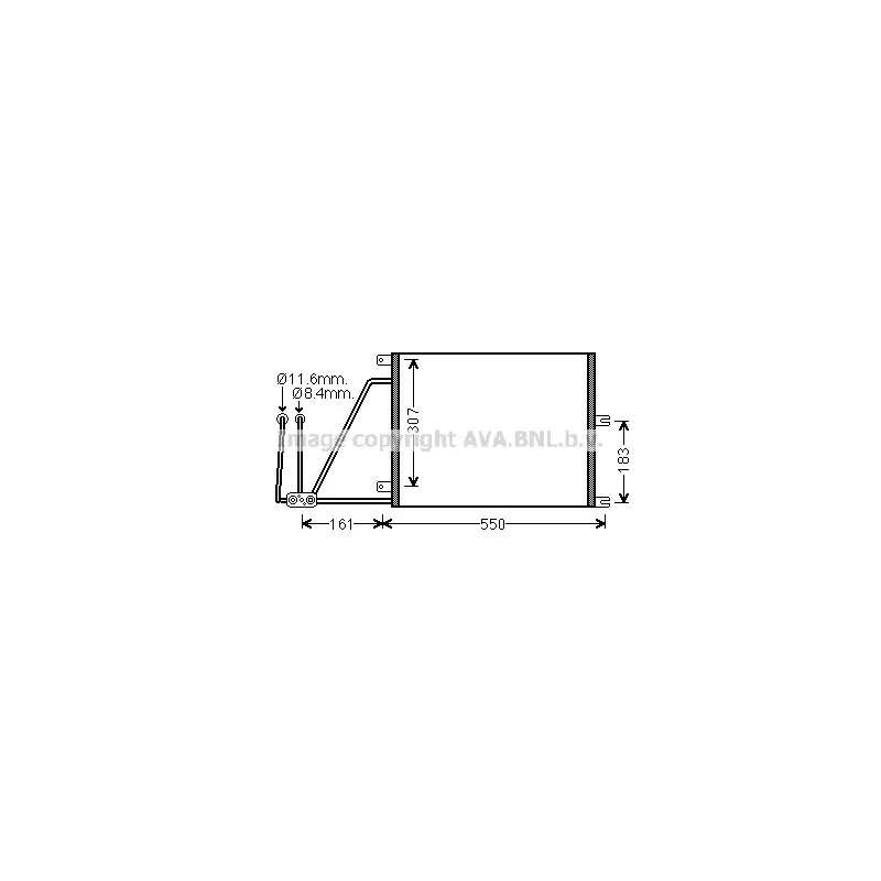 Condenseur, climatisation AVA QUALITY COOLING OLA5265
