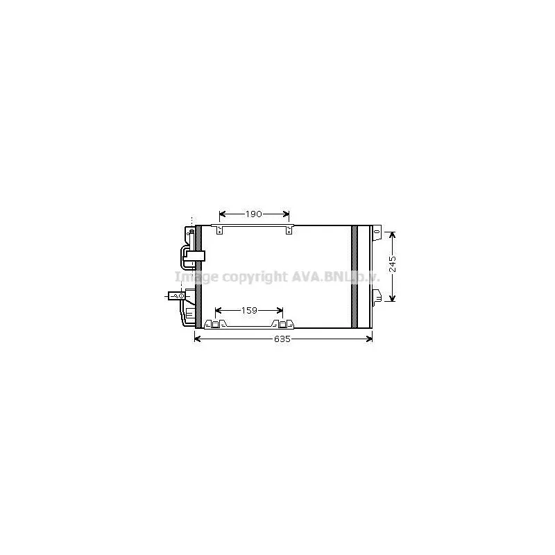 Condenseur, climatisation AVA QUALITY COOLING OLA5326D