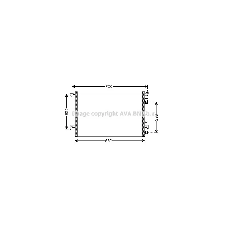 Condenseur, climatisation AVA QUALITY COOLING OLA5333