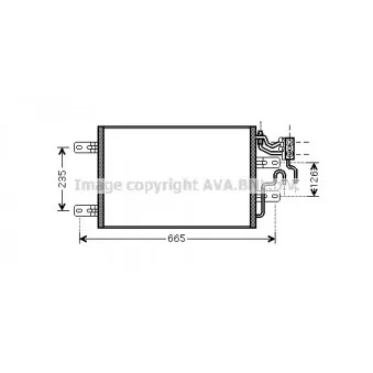 Condenseur, climatisation AVA QUALITY COOLING OLA5394