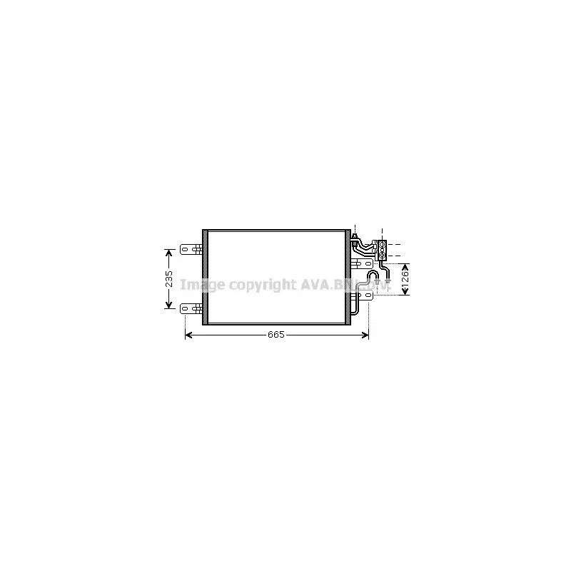 Condenseur, climatisation AVA QUALITY COOLING OLA5394