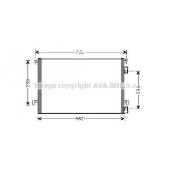 Condenseur, climatisation AVA QUALITY COOLING OLA5397