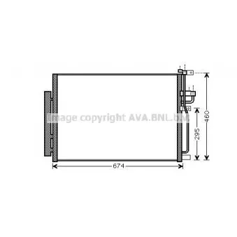 Condenseur, climatisation AVA QUALITY COOLING OLA5436D