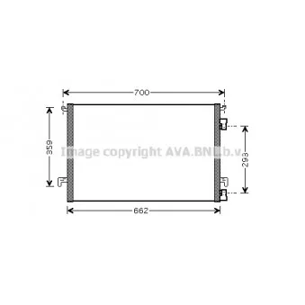 Condenseur, climatisation AVA QUALITY COOLING OLA5457