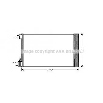Condenseur, climatisation AVA QUALITY COOLING OLA5478D