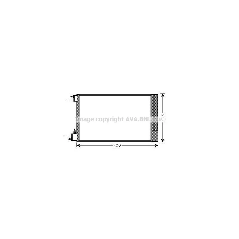 Condenseur, climatisation AVA QUALITY COOLING OLA5478D