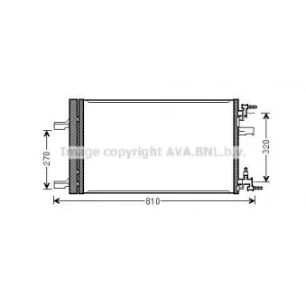 Condenseur, climatisation AVA QUALITY COOLING OLA5499D