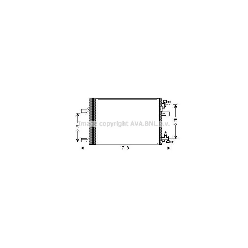 Condenseur, climatisation AVA QUALITY COOLING OLA5500D