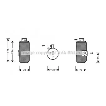 Filtre déshydratant, climatisation AVA QUALITY COOLING OLD292