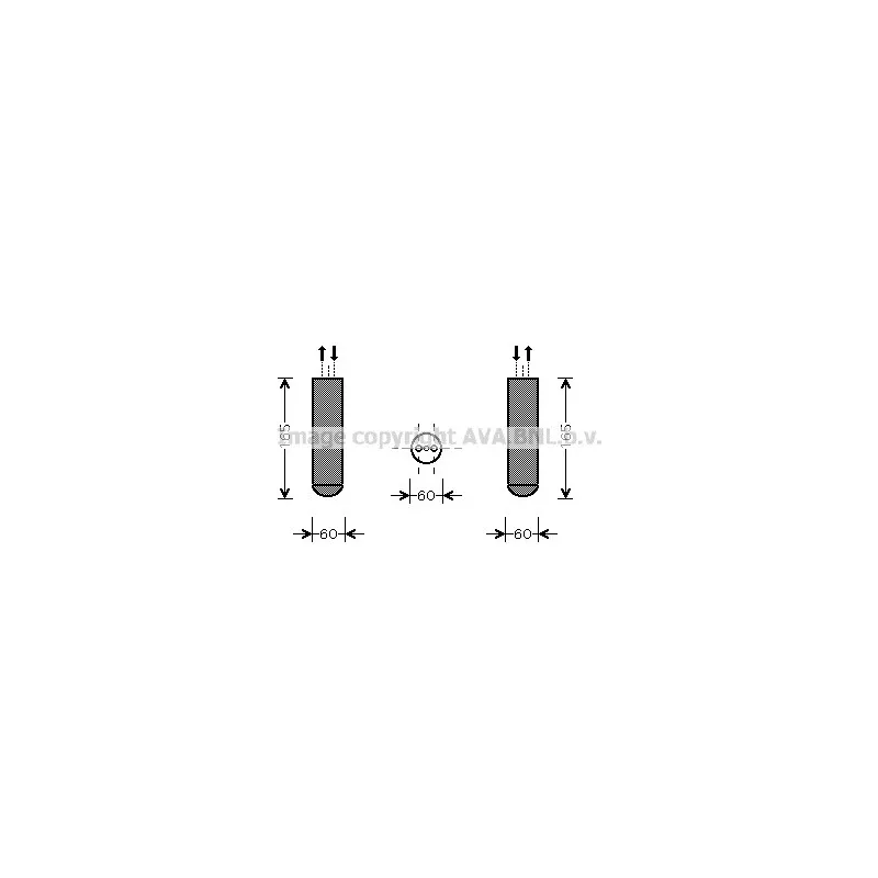 Filtre déshydratant, climatisation AVA QUALITY COOLING OLD351