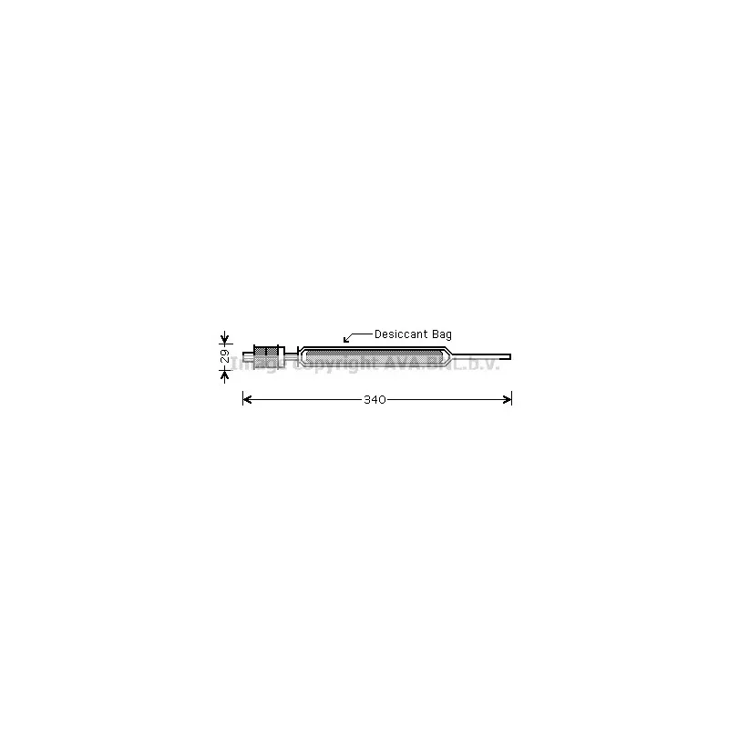 Filtre déshydratant, climatisation AVA QUALITY COOLING OLD378