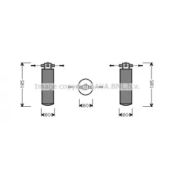 Filtre déshydratant, climatisation AVA QUALITY COOLING OLD393