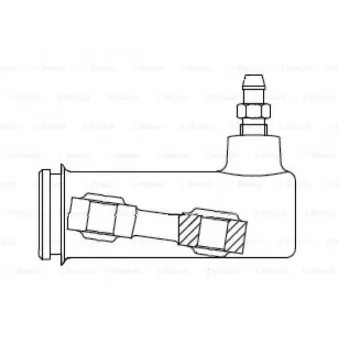 Cylindre récepteur, embrayage BOSCH 0 986 486 598