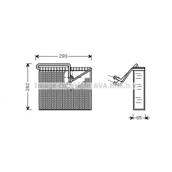 Evaporateur climatisation AVA QUALITY COOLING OLV372