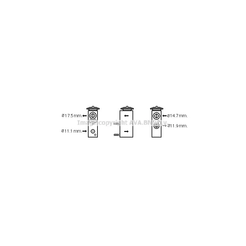 Détendeur, climatisation AVA QUALITY COOLING PE1348
