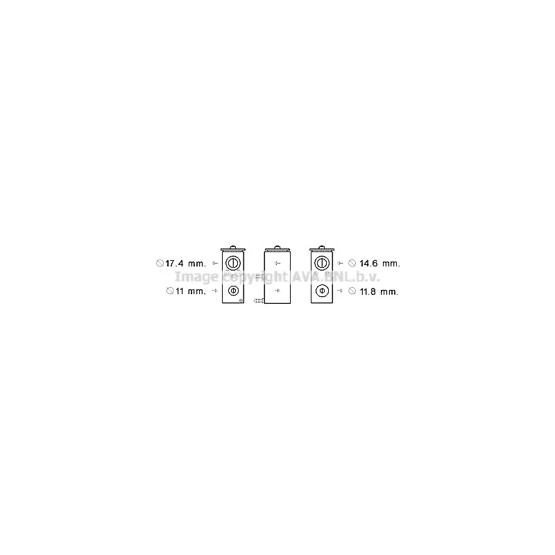 Détendeur, climatisation AVA QUALITY COOLING PE1376