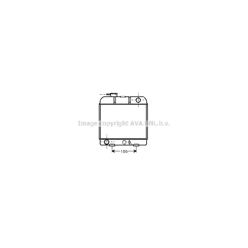 Radiateur, refroidissement du moteur AVA QUALITY COOLING PE2008