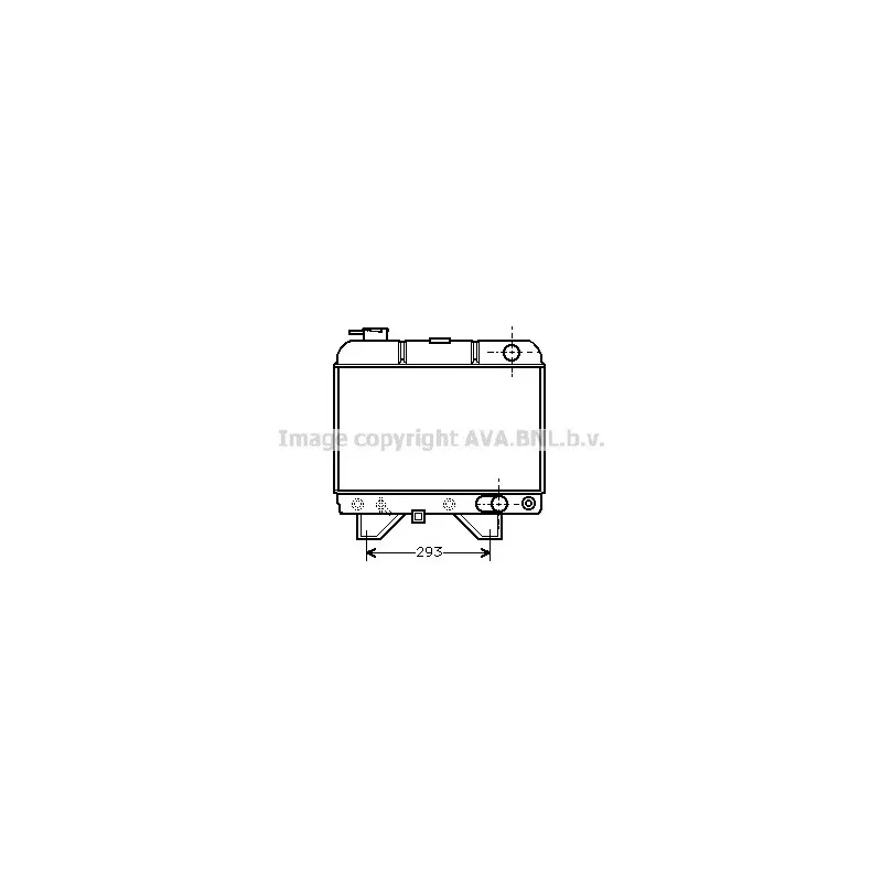 Radiateur, refroidissement du moteur AVA QUALITY COOLING PE2019