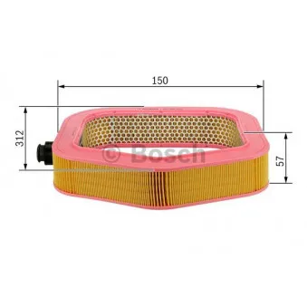 Filtre à air BOSCH 1 457 429 786