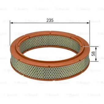Filtre à air BOSCH 1 457 432 111