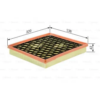 Filtre à air BOSCH 1 457 433 088