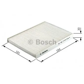 Filtre, air de l'habitacle BOSCH 1 987 432 049