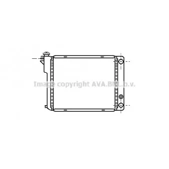 Radiateur, refroidissement du moteur AVA QUALITY COOLING PE2041