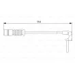 Contact d'avertissement, usure des plaquettes de frein BOSCH 1 987 473 011 - Visuel 1