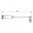 Contact d'avertissement, usure des plaquettes de frein BOSCH 1 987 473 036 - Visuel 1